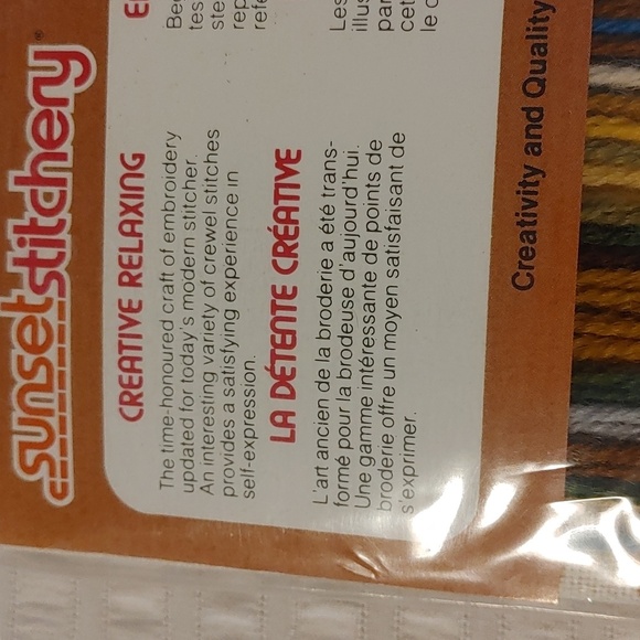 Nwot Vintage Sunset Stitchery Embroidery Kit - Picture 12 of 16